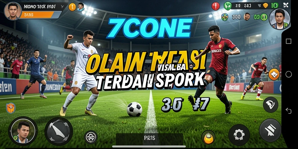Tampilan screenshot <strong>7CONE</strong> saat pertandingan olahraga yang seru.