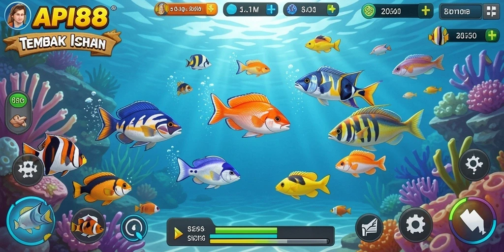 Gameplay seru menembak ikan dengan grafis menarik di API88.