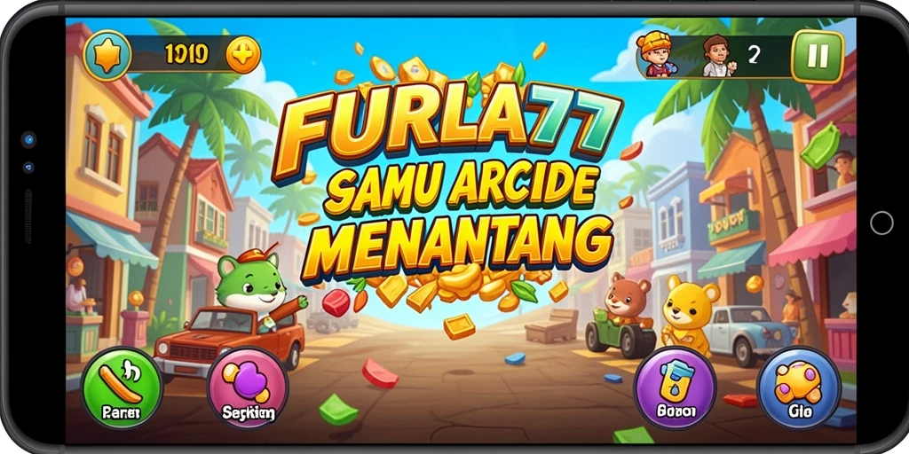 Tampilan menarik dari gameplay FURLA77 yang penuh tantangan Arcade.