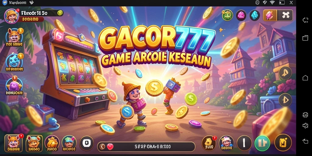 Tampilan gameplay seru dari GACOR777 dengan karakter dan latar yang menarik.