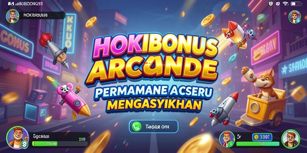 Tampilan gameplay HOKIBONUS yang penuh aksi dan tantangan.