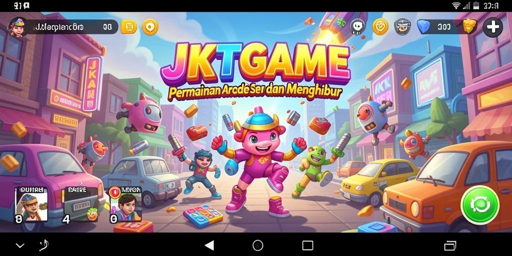 Tampilan gameplay seru dari JKTGAME yang penuh tantangan.