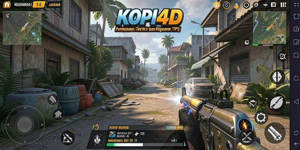 Tangkapan layar dari gameplay mendebarkan KOPI4D.