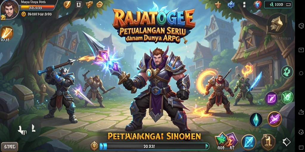 Tampilan gameplay menakjubkan dari RAJATOGEL yang penuh aksi.
