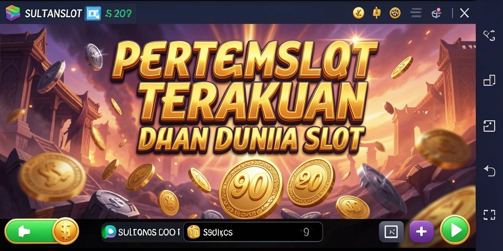 Tangkapan layar SULTANSLOT menunjukkan aksi pertempuran yang mendebarkan dalam arena yang dinamis.