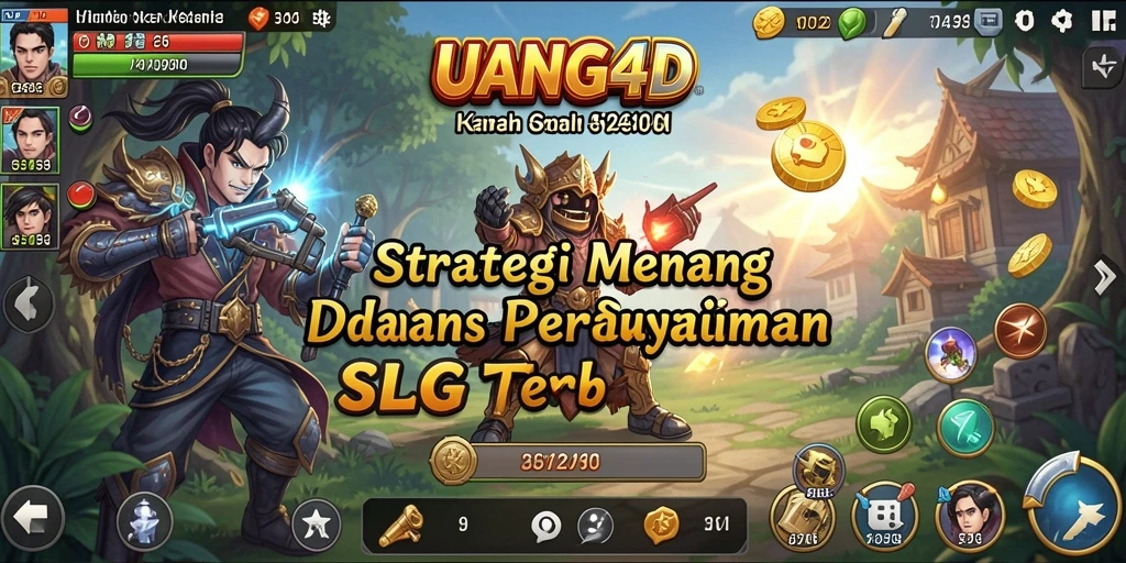 Tampilan gameplay menarik dari UANG4D dalam strategi SLG.