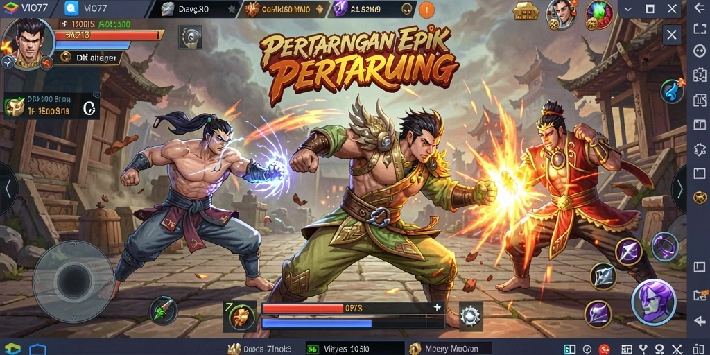 Gameplay VIO77 yang penuh aksi dan karakter unik.
