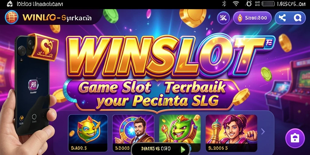 Screenshot WINSLOT menampilkan aksi gameplay slot yang seru.